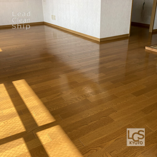 フローリングのワックス塗布はlcs京都 フローリング ワックス 店舗清掃はlcs京都