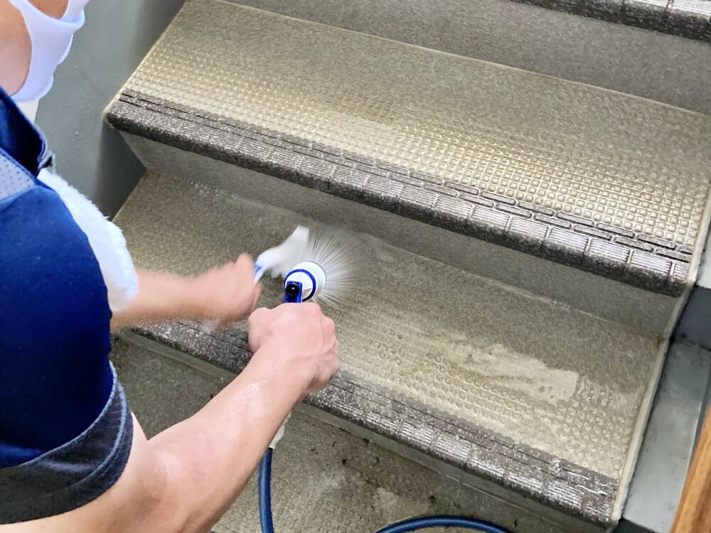 階段手洗い洗浄